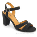 Talons hauts confortables en cuir PU pour femmes